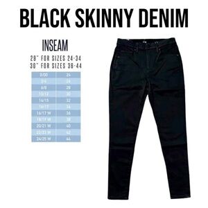 LuLaRoe Black Denim Jeans